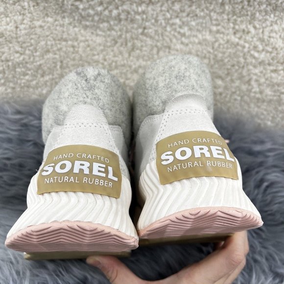 NWOB WOMEN'S SOREL Out-N-About III CONQUEST Boots US SZ 5 EUR 42 CHALK SEASALT - Picture 6 of 8